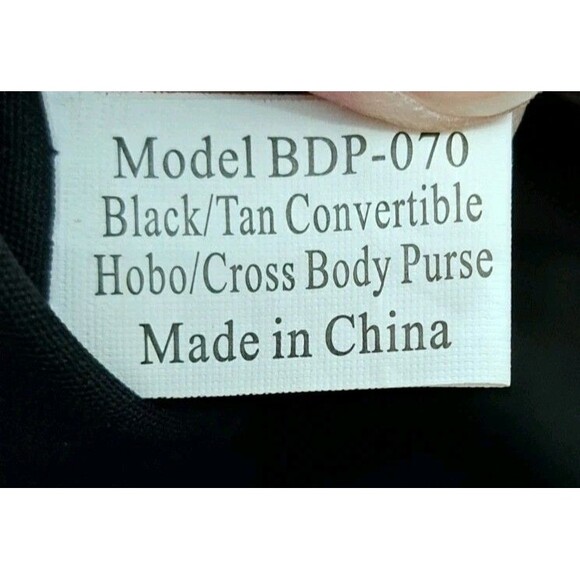 Bulldog Black & Tan Hobo Crossbody Concealed Carry Holster Purse w/ Keys Locks - Picture 8 of 15